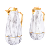 Set of 2 Flasks - Marble